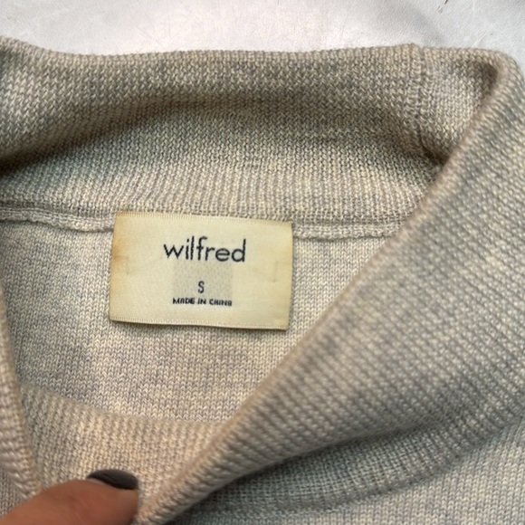 Aritzia Wilfred Dourdan Sweater Heather Birch - Picture 8 of 9